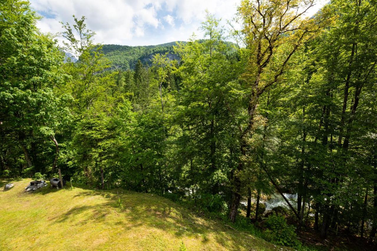 Cottages Kravanja Trenta Bagian luar foto